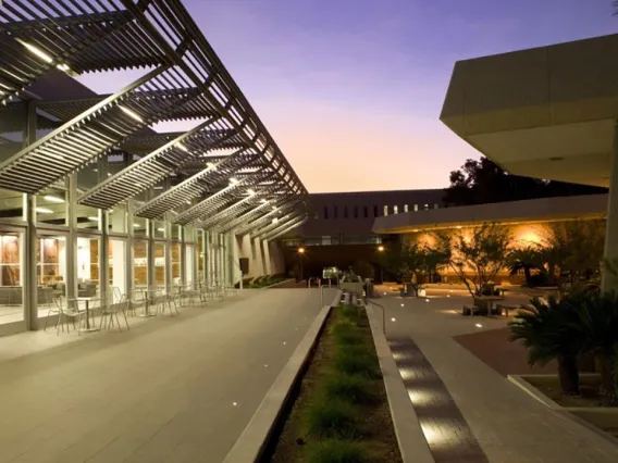 Arizona Law exterior at dusk