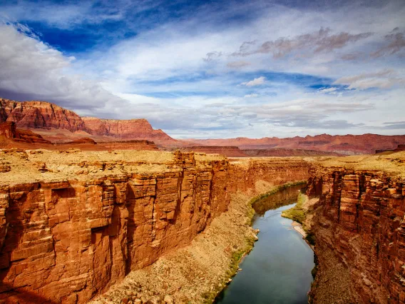 Colorado River in the Marble Canyon 