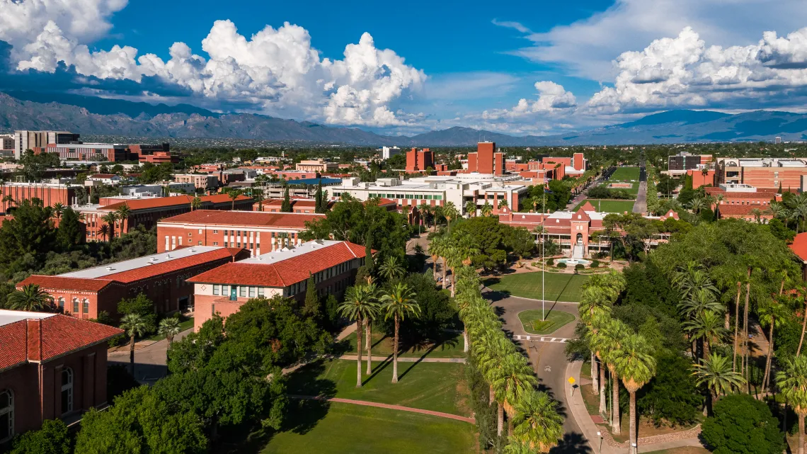 Aerial of campus