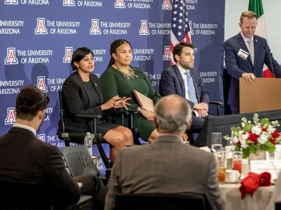 A panel comprised of College of Law professors along with a program alum rounded out the event.